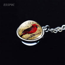 Load image into Gallery viewer, Cardinal Bird Necklace