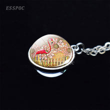 Load image into Gallery viewer, Cardinal Bird Necklace