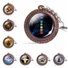 Load image into Gallery viewer, Charm Om Keychain