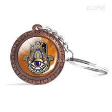 Load image into Gallery viewer, Charm Om Keychain