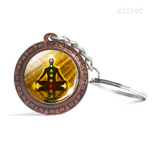 Load image into Gallery viewer, Charm Om Keychain