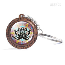 Load image into Gallery viewer, Charm Om Keychain