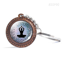 Load image into Gallery viewer, Charm Om Keychain