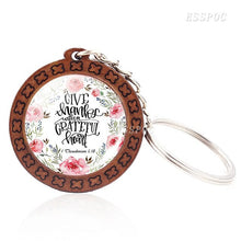 Load image into Gallery viewer, Faith Wooden Keychain