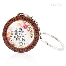 Load image into Gallery viewer, Faith Wooden Keychain