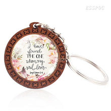 Load image into Gallery viewer, Faith Wooden Keychain