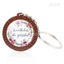Load image into Gallery viewer, Faith Wooden Keychain