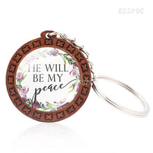 Load image into Gallery viewer, Faith Wooden Keychain