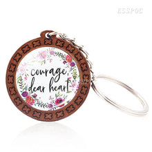 Load image into Gallery viewer, Faith Wooden Keychain