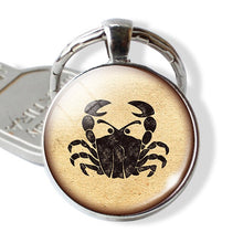 Load image into Gallery viewer, 12 Zodiac  Cabochons Keychain