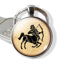 Load image into Gallery viewer, 12 Zodiac  Cabochons Keychain