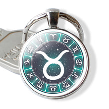 Load image into Gallery viewer, 12 Constellation Keychain