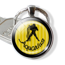 Load image into Gallery viewer, 12 Constellation Zodiac Keychain