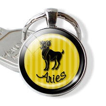 Load image into Gallery viewer, 12 Constellation Zodiac Keychain