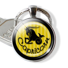 Load image into Gallery viewer, 12 Constellation Zodiac Keychain