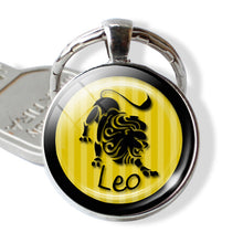 Load image into Gallery viewer, 12 Constellation Zodiac Keychain