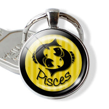 Load image into Gallery viewer, 12 Constellation Zodiac Keychain