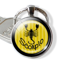 Load image into Gallery viewer, 12 Constellation Zodiac Keychain