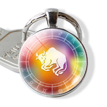 Load image into Gallery viewer, 12 Constellation Keychain