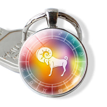 Load image into Gallery viewer, 12 Constellation Keychain