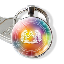 Load image into Gallery viewer, 12 Constellation Keychain