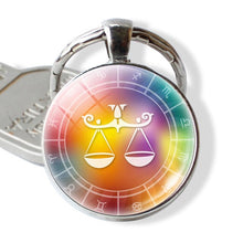 Load image into Gallery viewer, 12 Constellation Keychain