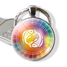 Load image into Gallery viewer, 12 Constellation Keychain