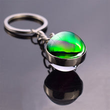 Load image into Gallery viewer, Colorful Northern Lights Keychain
