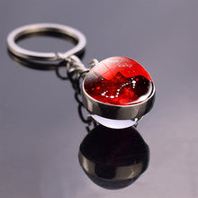 Load image into Gallery viewer, Zodiac 12 Constellations Keychain