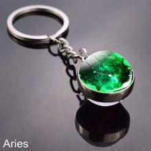 Load image into Gallery viewer, Zodiac 12 Constellations Keychain