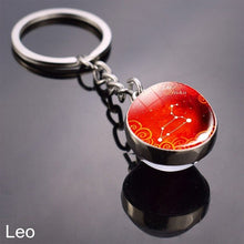 Load image into Gallery viewer, Zodiac 12 Constellations Keychain
