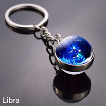 Load image into Gallery viewer, Zodiac 12 Constellations Keychain