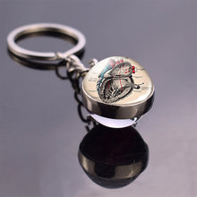Load image into Gallery viewer, Anatomical Heart Keychain