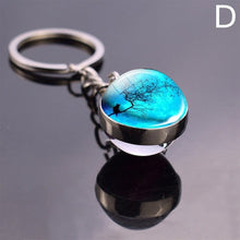 Load image into Gallery viewer, Full Moon and Black Cat  Keychain