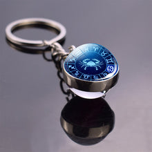 Load image into Gallery viewer, 12 Constellation  Zodiac Keychain