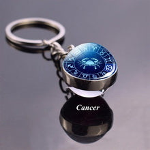 Load image into Gallery viewer, 12 Constellation  Zodiac Keychain