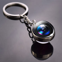 Load image into Gallery viewer, Vinyl Records Albums Glass Ball  Keychain