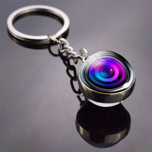 Load image into Gallery viewer, Vinyl Records Albums Glass Ball  Keychain