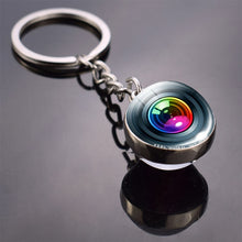 Load image into Gallery viewer, Vinyl Records Albums Glass Ball  Keychain