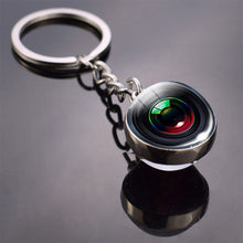 Load image into Gallery viewer, Vinyl Records Albums Glass Ball  Keychain