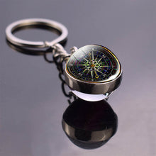 Load image into Gallery viewer, Vintage Compass Keychain