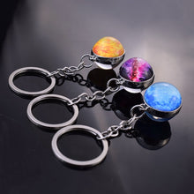 Load image into Gallery viewer, Unique Full Moon Planet  Keychain