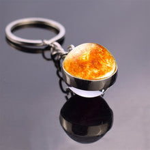 Load image into Gallery viewer, Unique Full Moon Planet  Keychain
