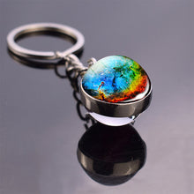 Load image into Gallery viewer, Unique Full Moon Planet  Keychain