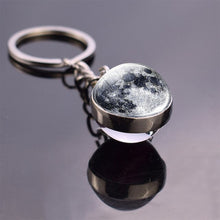 Load image into Gallery viewer, Unique Full Moon Planet  Keychain
