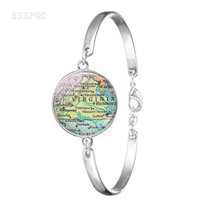 World Map  Bracelet