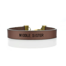 Load image into Gallery viewer, Friendship Letter Engraved  Bracelet