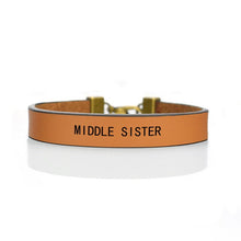 Load image into Gallery viewer, Friendship Letter Engraved  Bracelet