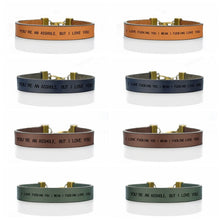 Load image into Gallery viewer, Engraved Letters Bracelet
