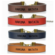 Load image into Gallery viewer, "Hakuna Matata"African Proverb Inspirational  Bracelet